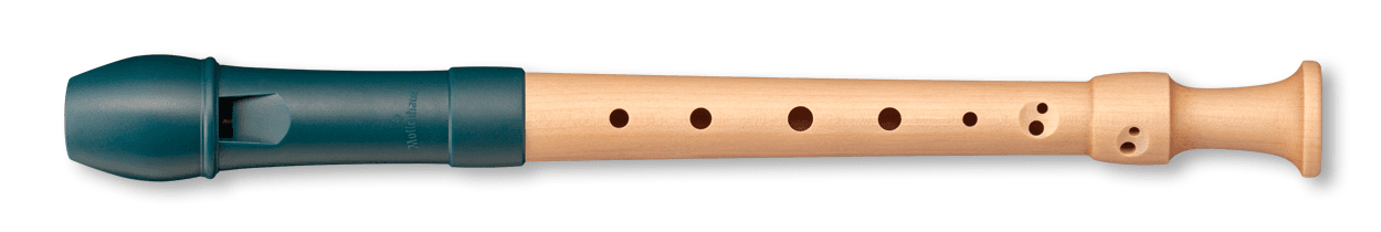 17213 FIPPLE Dege soprano sea blue tedesco doppi fori | Suono Flauti
