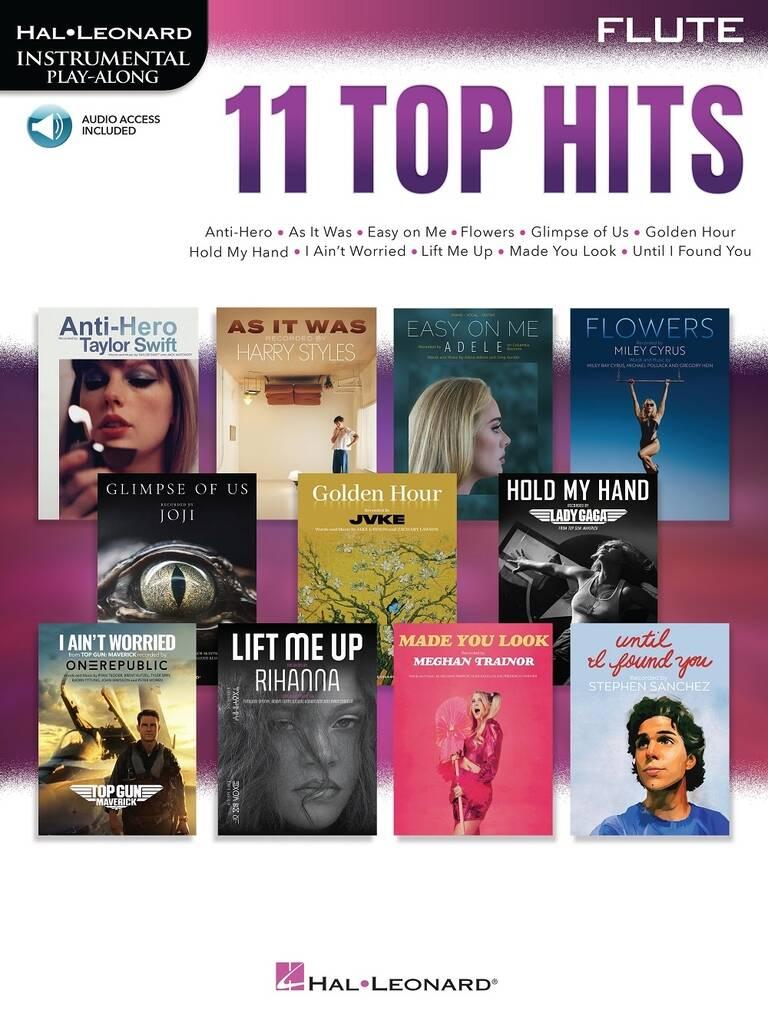 11 Top Hits for Flute, Instrumental Play-Along | Suono Flauti