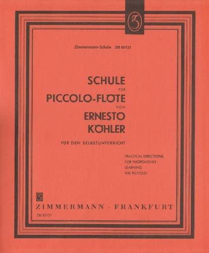 Schule Fur Piccolo Flote - E. Kohler | Suono Flauti