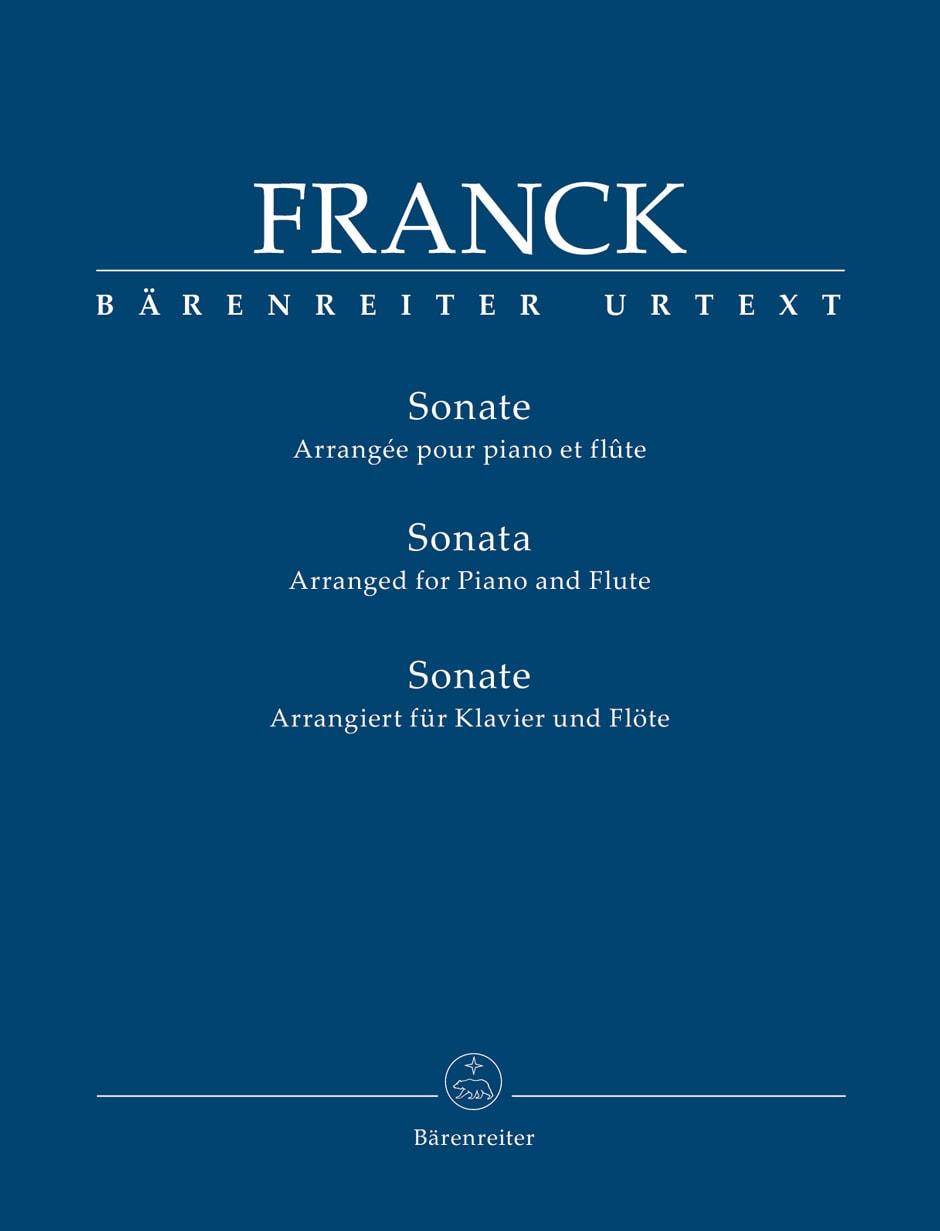 Sonate, Arrangiert Für Klavier und Flöte - Cesar Franck | Suono Flauti