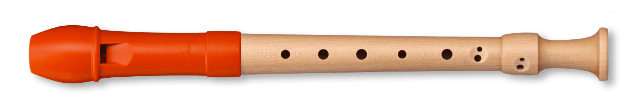 17414 FIPPLE Digi soprano orange barocco doppi fori | Suono Flauti