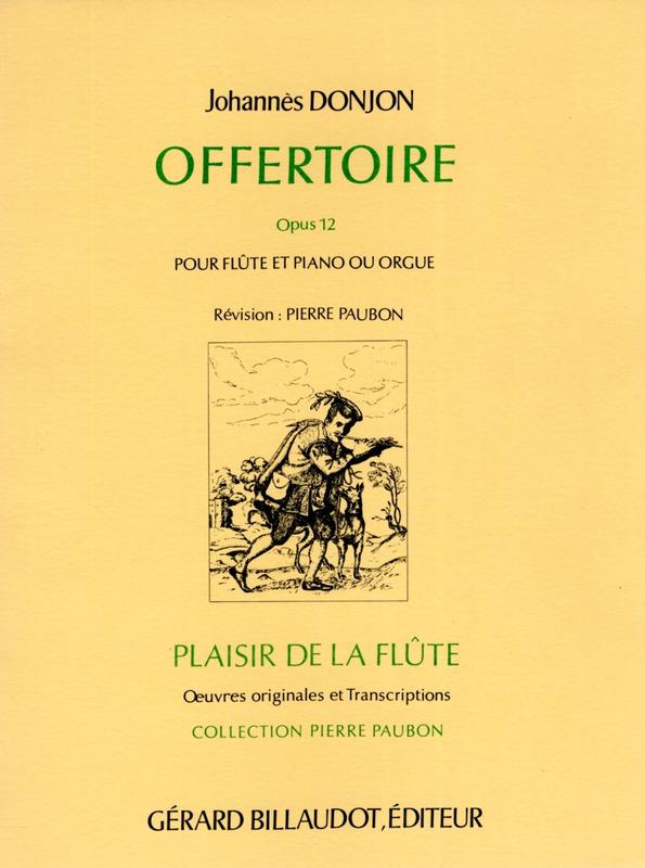 Offertoire Opus 12 - Johannes Donjon | Suono Flauti