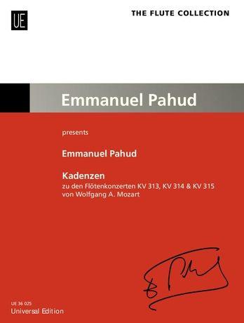 Kadenzen, Zum Flötenkonzert D-Dur KV 313, KV 314 & KV 315 - Emmanuel Pahud | Suono Flauti