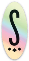 Adesivo olografico "S" | Suono Flauti