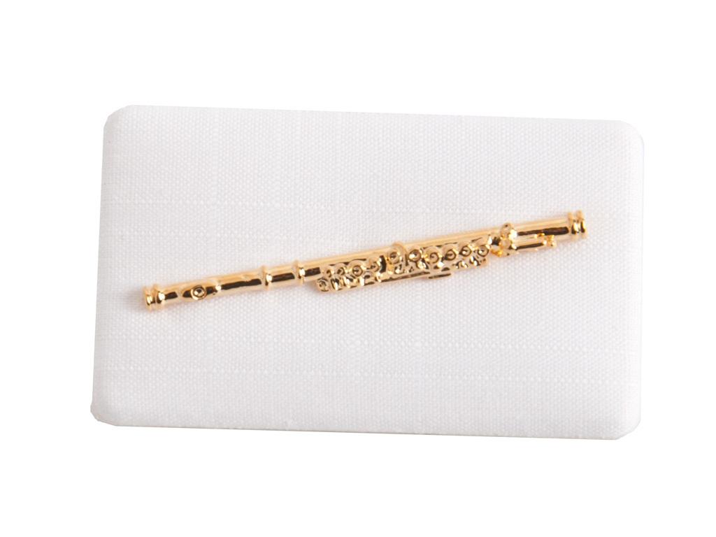 Pin Art of Music Flute Spilla dorata | Suono Flauti