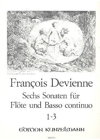Sonaten für Flöte und Basso continuo 1-3 - François Devienne | Suono Flauti