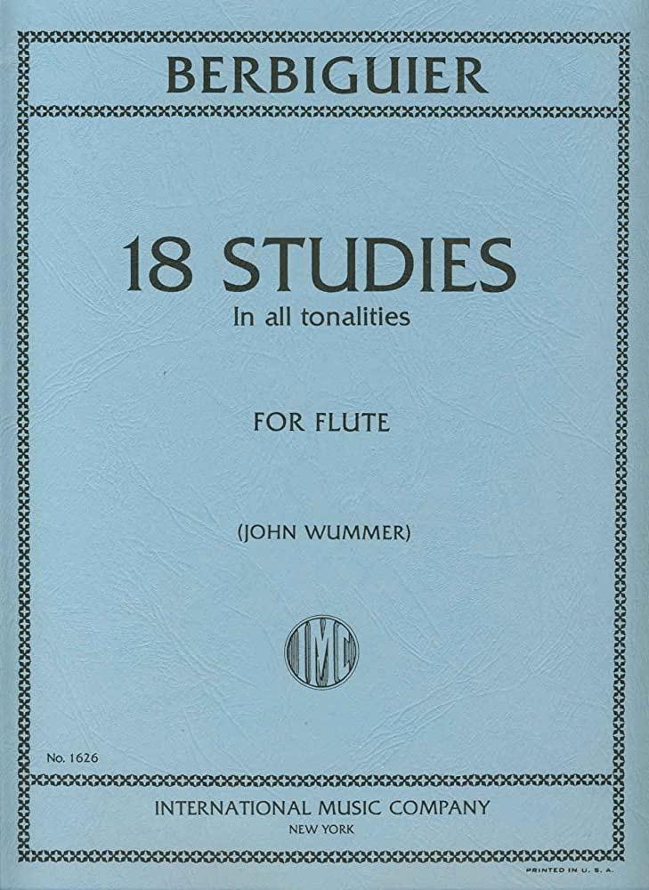 18 Studies In all tonalities (Wummer) - Benoit Tranquille Berbiguier | Suono Flauti