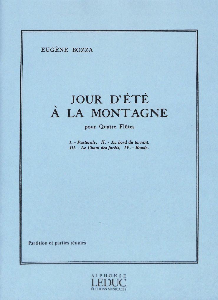 Jour d'été à la montagne pour 4 flûtes - Eugène Bozza | Suono Flauti