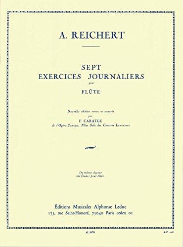 Sept Exercices Journaliers Op. 5, Nouvelle édition par F. Caratgé - Mathieu André Reichert | Suono Flauti