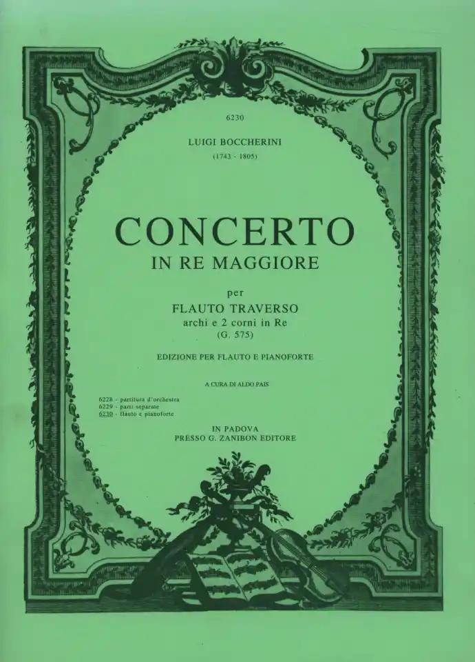 Concerto In Re Maggiore (D Major) G 575 - Luigi Boccherini | Suono Flauti