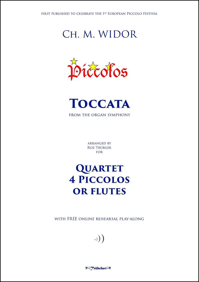 Toccata arr. for piccolo quartet (with optional alto flute) - Ch. M. WIDOR | Suono Flauti