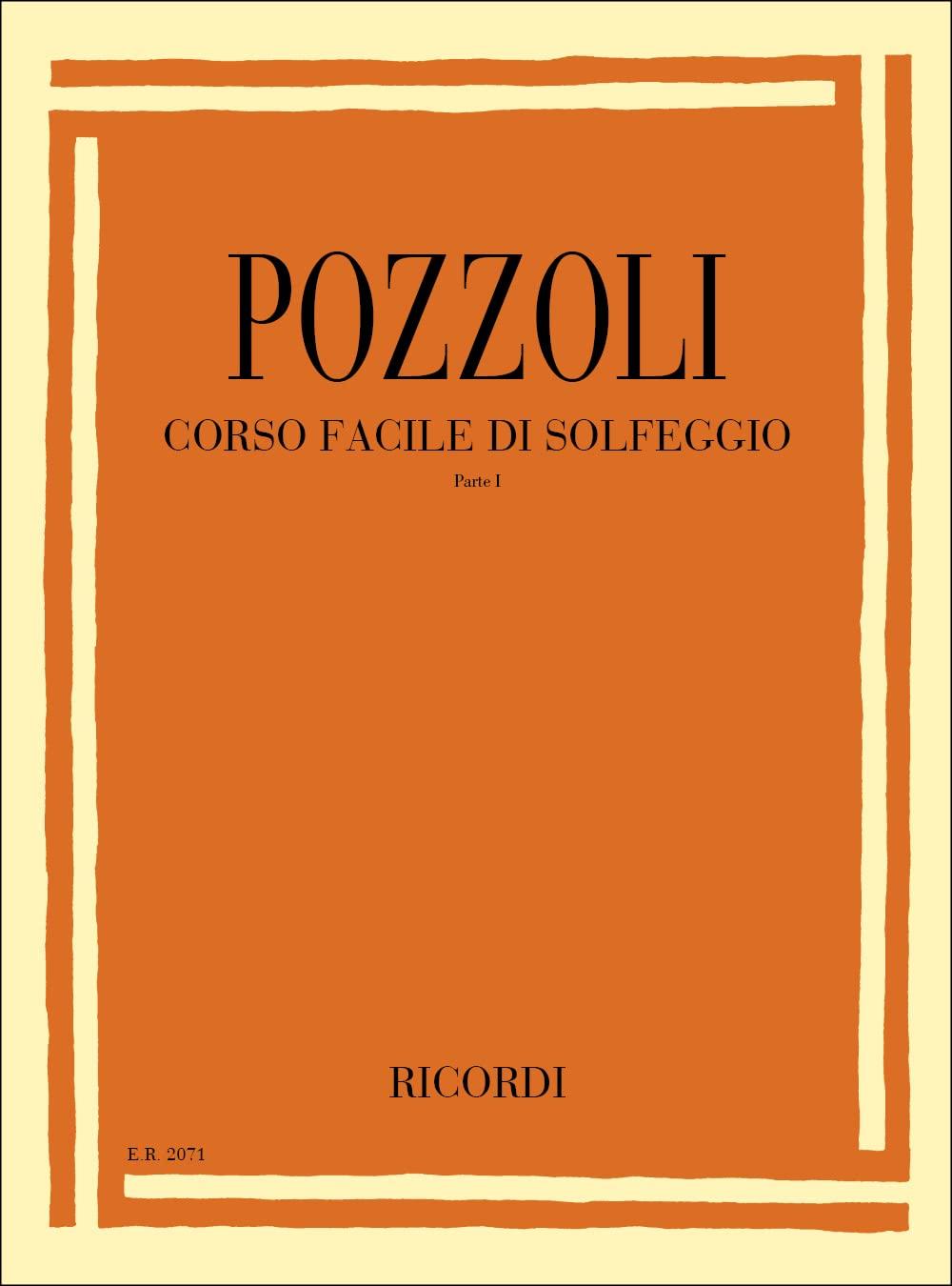 Corso Facile Di Solfeggio Parte I - Ettore Pozzoli | Suono Flauti