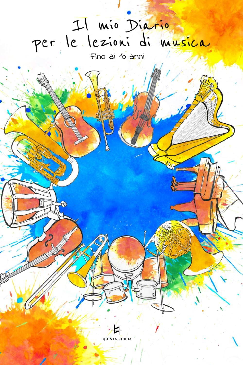 Il mio Diario per le lezioni di musica | Fino ai 10 anni | Suono Flauti