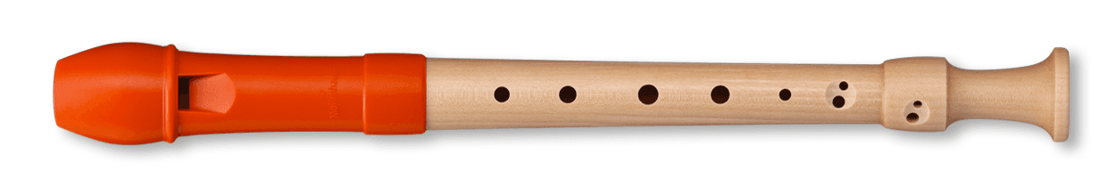 17214 FIPPLE Digi soprano orange tedesco doppi fori | Suono Flauti