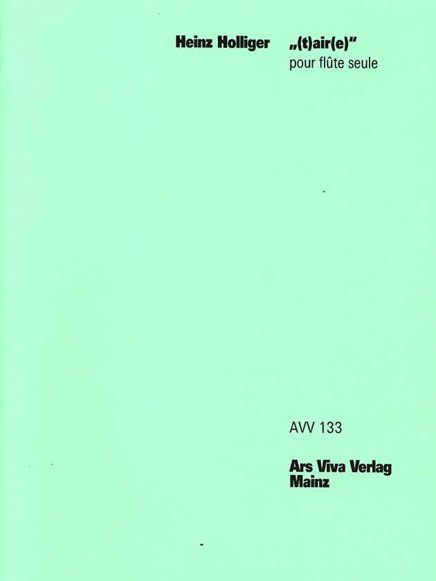 (t)air(e) - Heinz Holliger | Suono Flauti