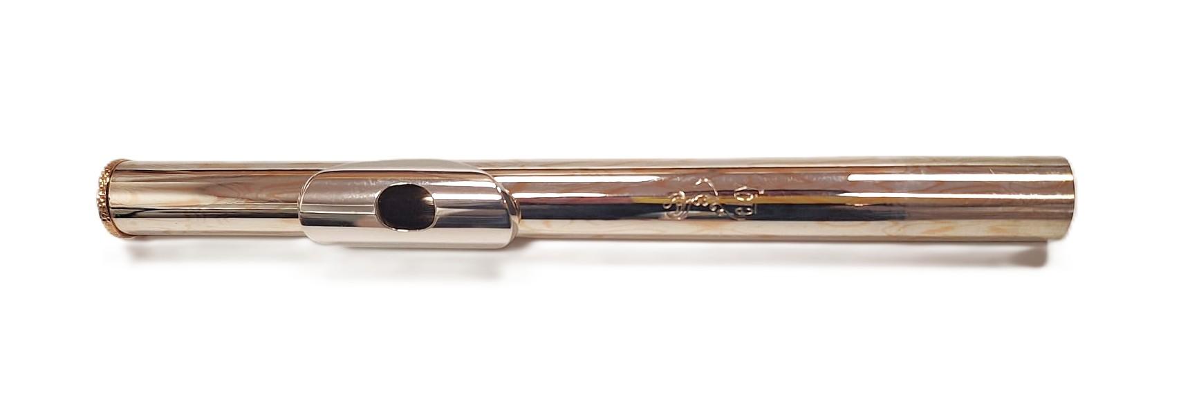 Mokumeum Red Gold/Silver 14K riser and crown | Suono Flauti