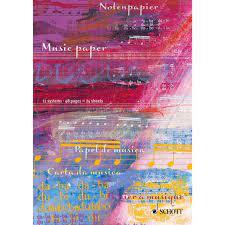 Manuscript Paper DIN A4, 48 pages, 24 sheet, perforated, 12 systems | Suono Flauti