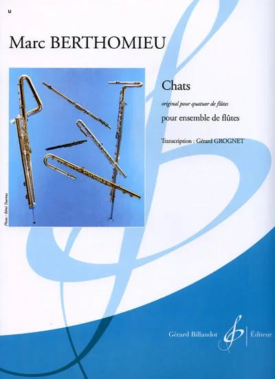 Chats - Marc Berthomieu | Suono Flauti