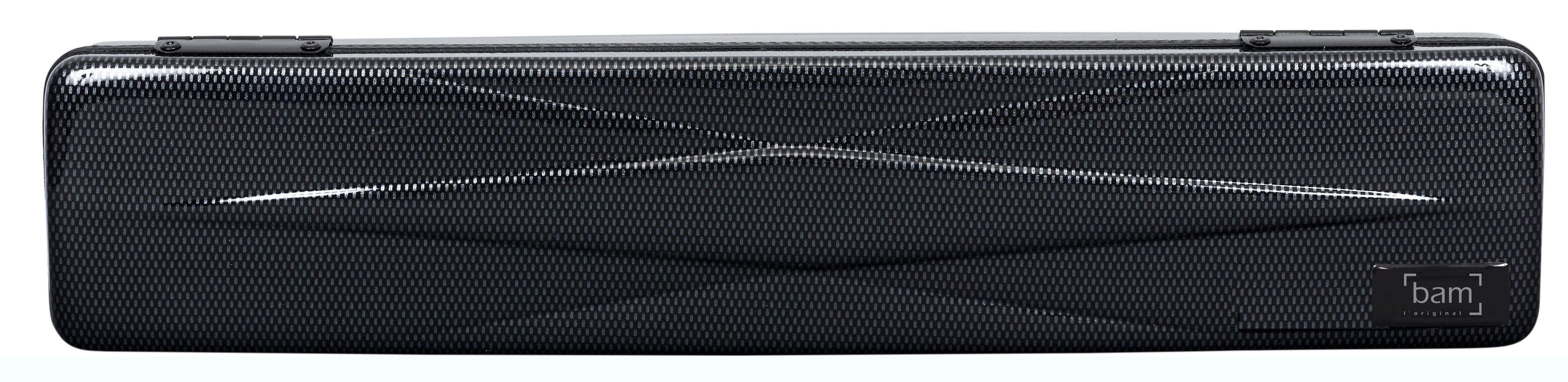 4019XLC CUSTODIA 'HIGHTECH' SLIM PER FLAUTO - BLACK CARBON | Suono Flauti