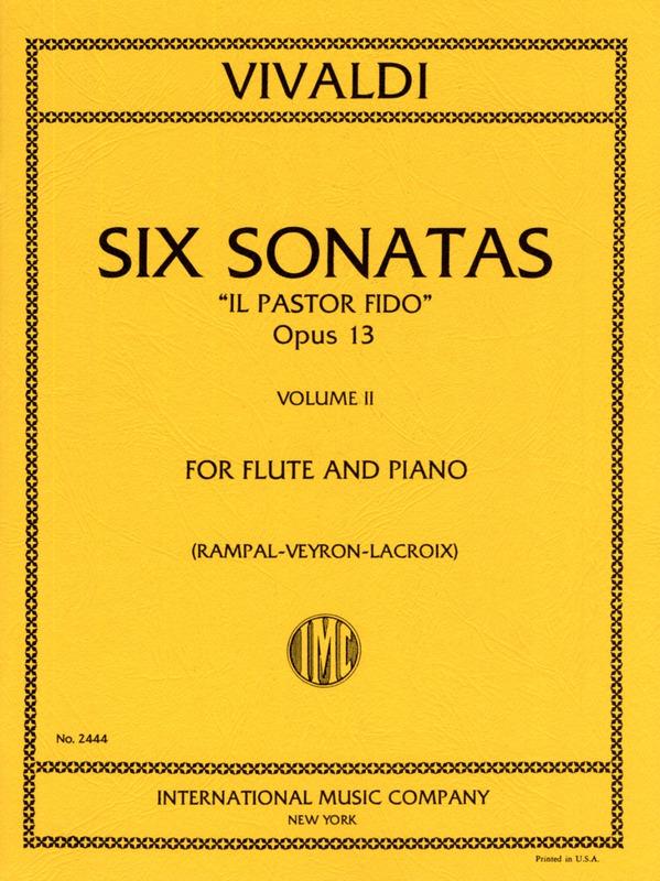Sonate (Pastor Fido) Op.13 Vol.2 - Antonio Vivaldi | Suono Flauti