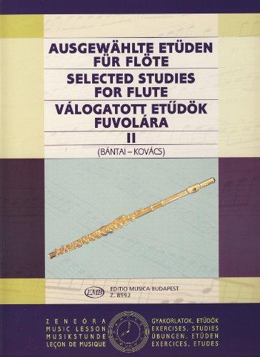 Ausgewählte Etüden für Flöte II , Selected Studies for Flute 2 - Bántai, Kovacs | Suono Flauti