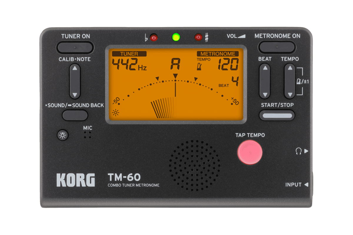 TM-60-BK Metronomo e Accordatore Nero | Suono Flauti