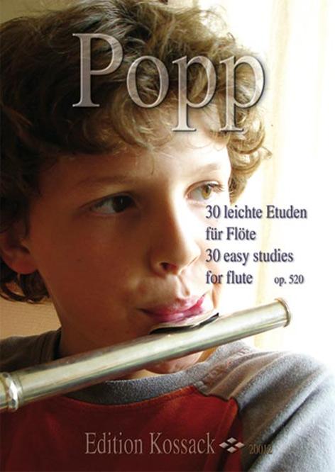 Popp: 30 leichte Etüden | Suono Flauti