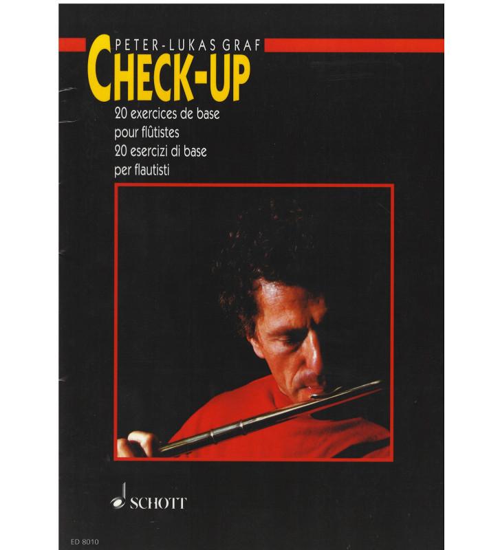 Check-Up, 20 Basic Exercises For Flutes ( Italian - French ) - Peter-Lukas Graf | Suono Flauti
