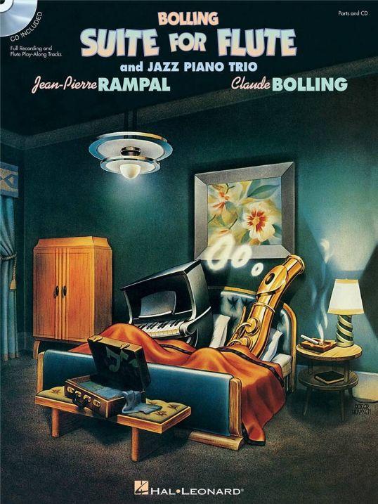 Bolling: Suite For Flute and Jazz Piano Trio (Score + Parts+CD) | Suono Flauti