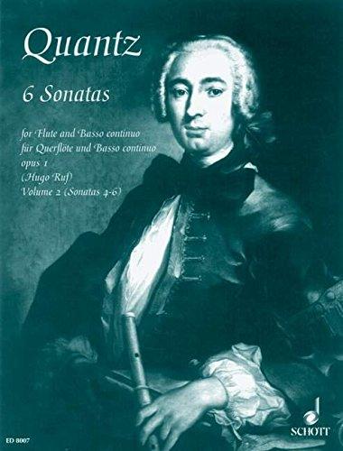 6 Sonaten, opus 1, Vol.2 (4-6) - Johann Joachim Quantz | Suono Flauti