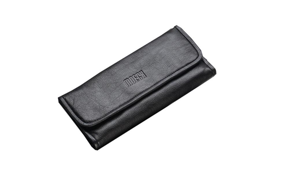 Z1229 Astuccio morbido in pelle per soprano in 3 parti | Suono Flauti