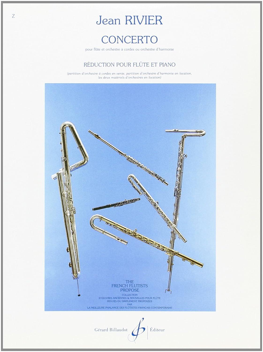 Concerto Pour Flute - Jean Rivier | Suono Flauti