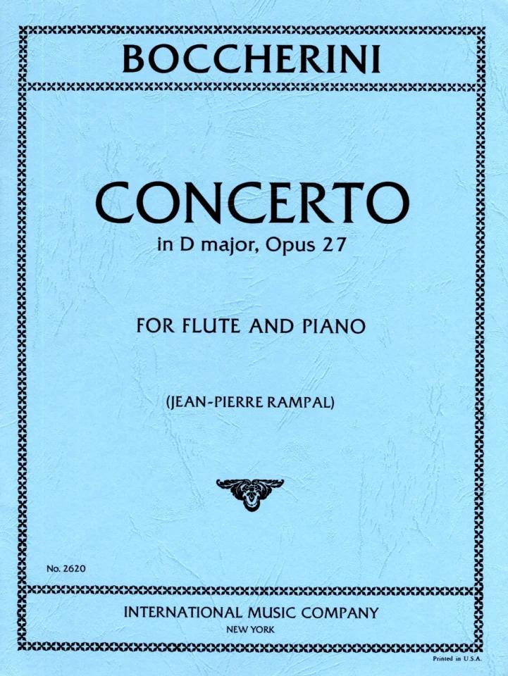 Concerto D-Major Op. 27 (Rampal) - Luigi Boccherini | Suono Flauti