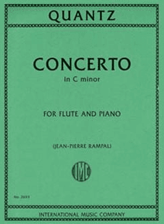 Concerto C minor. (Rampal) - Johann Joachim Quantz | Suono Flauti