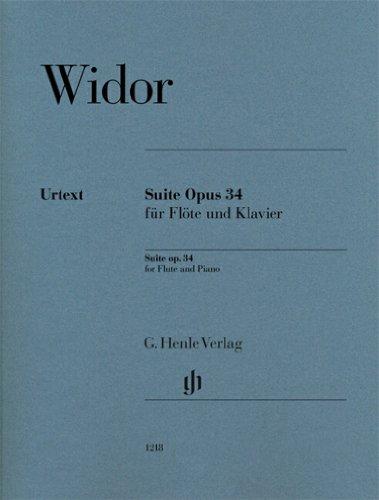 Suite Opus 34 für Flöte und Klavier, Suite op. 34 for Flute and Piano - Charles-Marie Widor | Suono Flauti