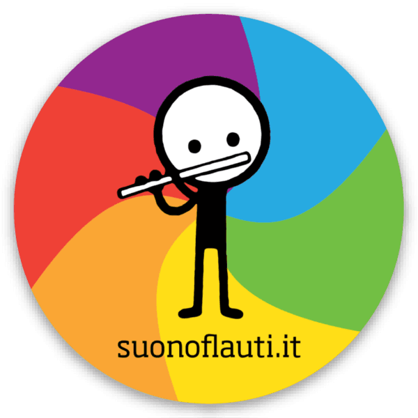 Sticker Rainbow Stickman | Suono Flauti