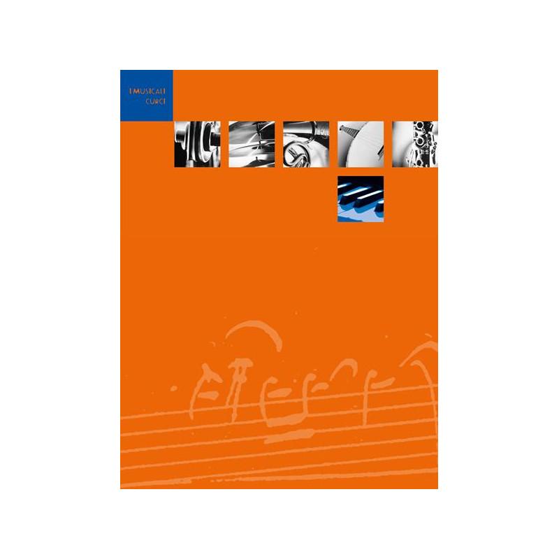 Quaderno A4 Pentagrammato Arancione | Suono Flauti