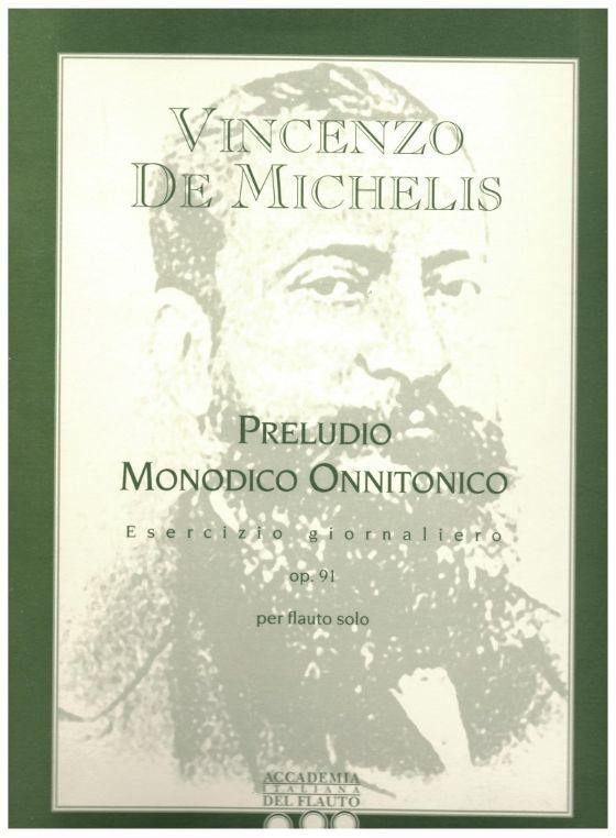 Preludio Monodico Onnitonico op. 91 per flauto solo - Vincenzo De Michelis | Suono Flauti