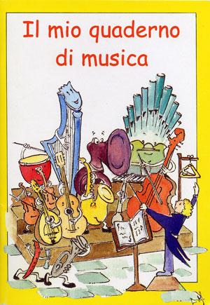 Quaderno A6 Pentagrammato Illustrato | Suono Flauti