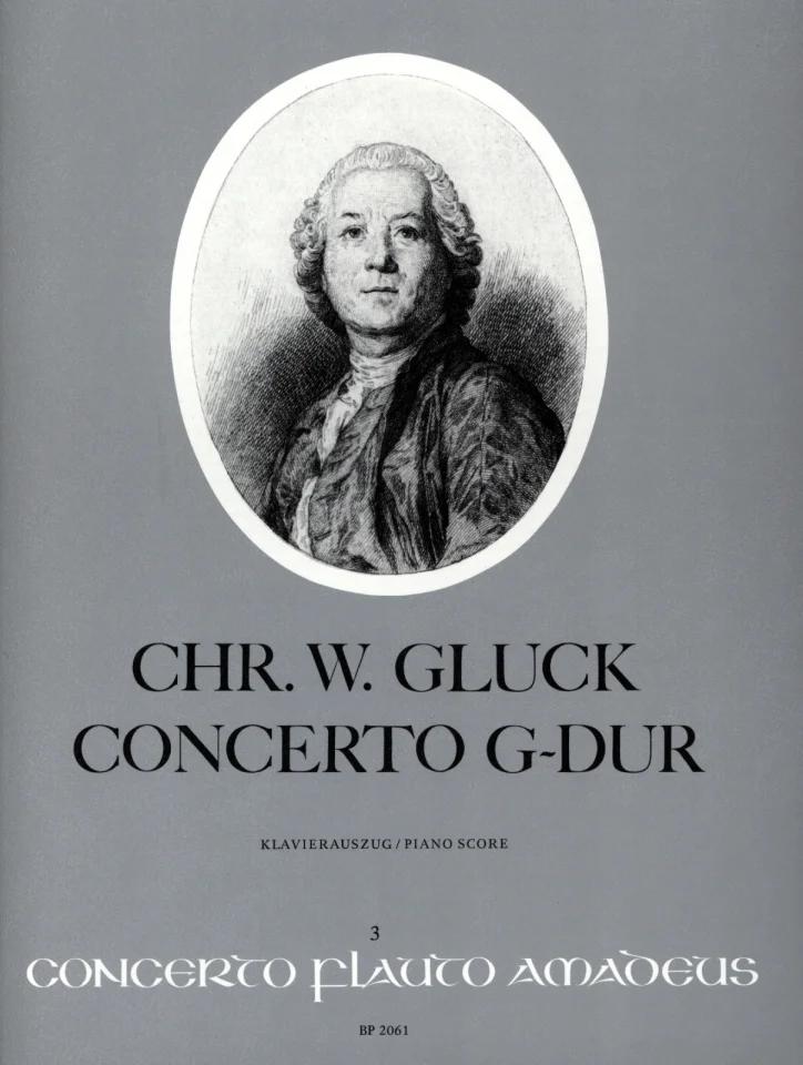 Concerto in G major, piano reduction with solo part - Christoph Willibald Gluck | Suono Flauti